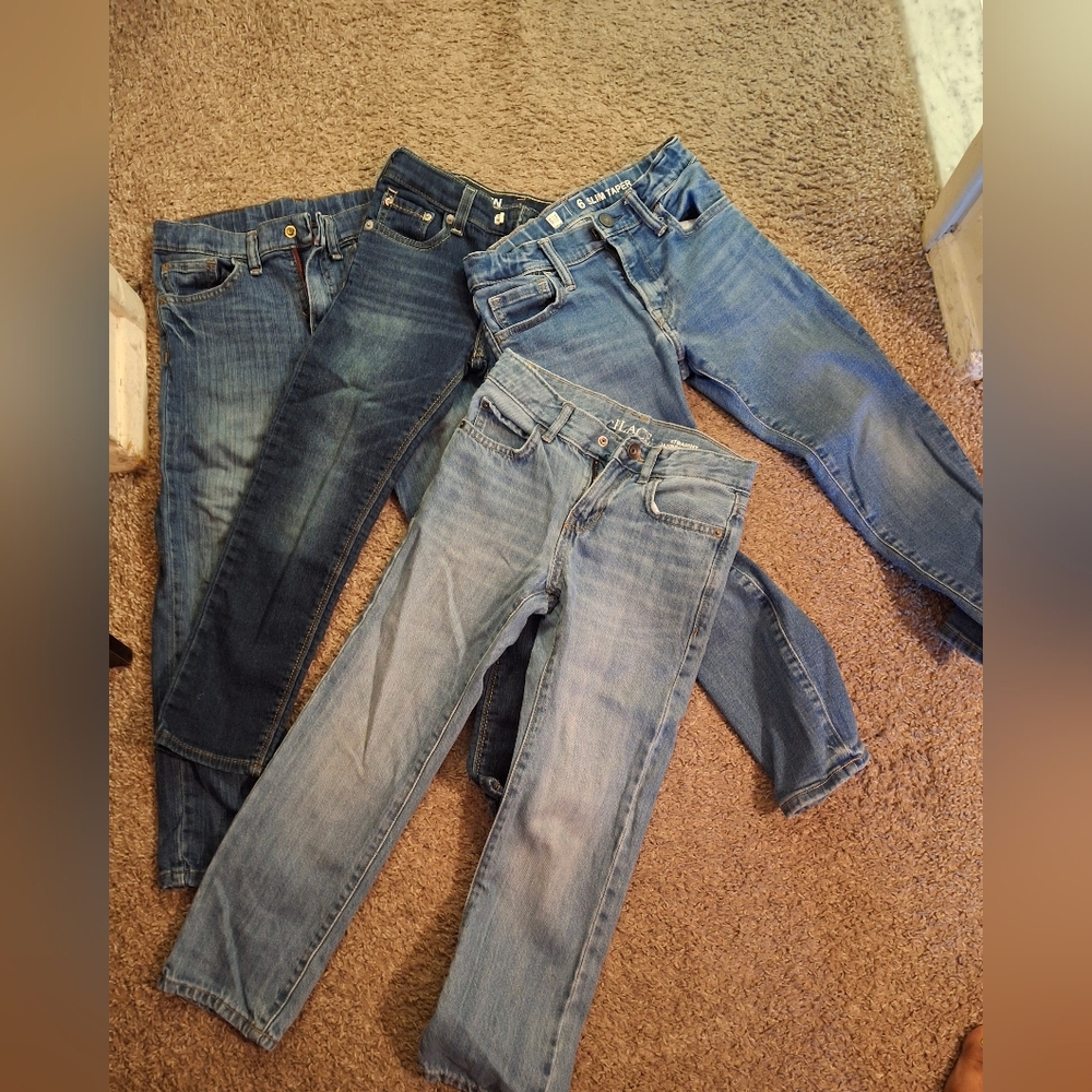 Set of Four Blue Jeans Size 6